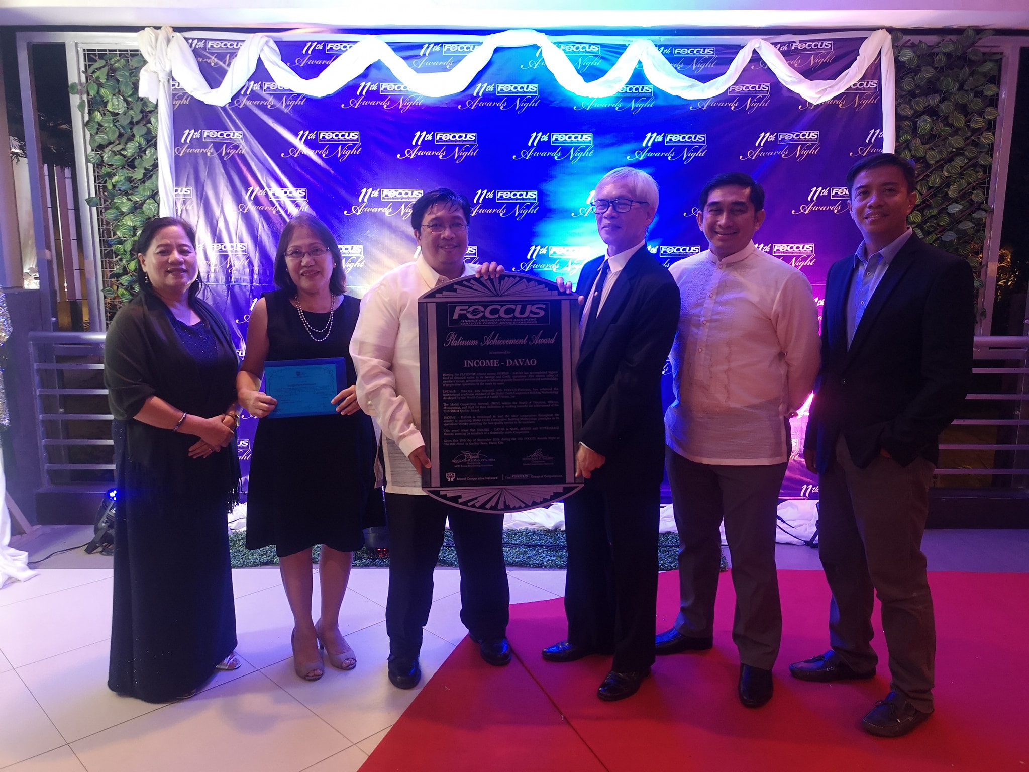 Income Recieves 2nd Platinum Award